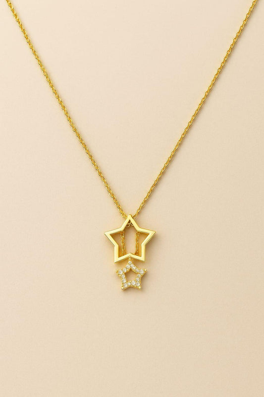 Gold Plated Pendant Necklace – Lightweight & Stylish - SONAKAA